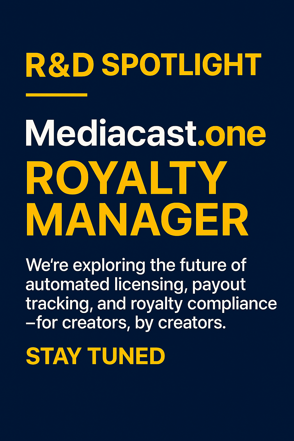 RD SPOTLIGHT Mediacast.one