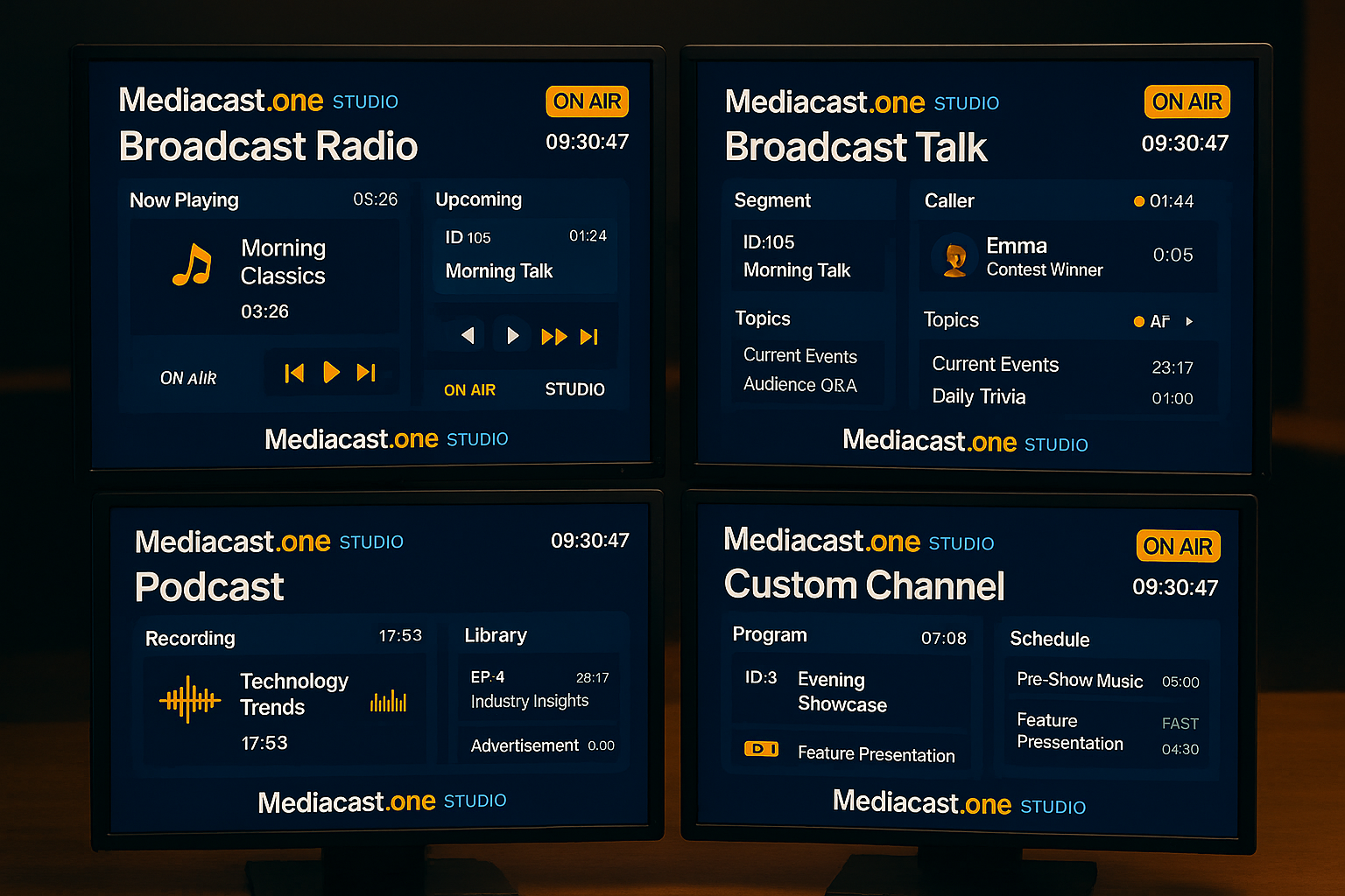 Mediacast.one stupio Broadcast Radio 093047