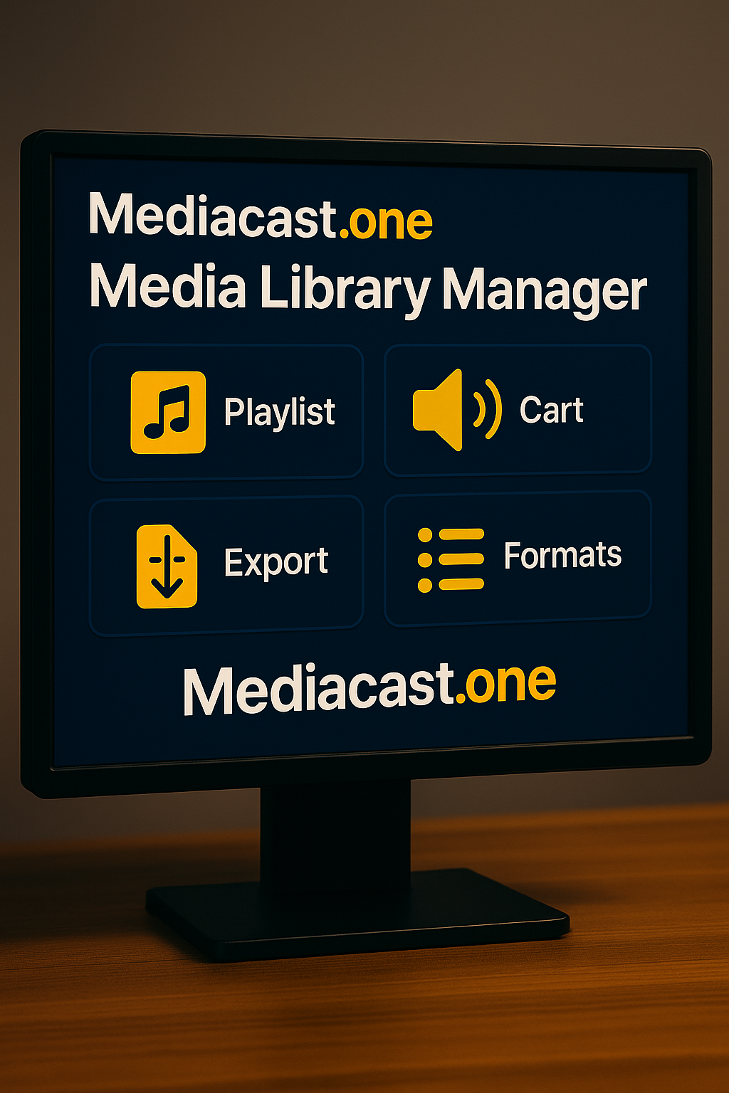 Mediacast.one Media Library Manager