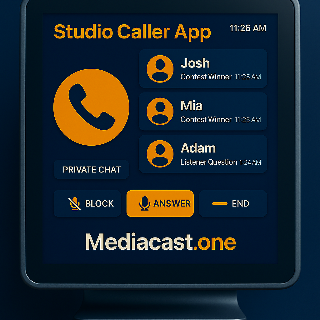 Studio Caller App Josh